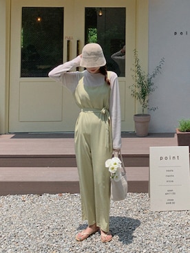 「HOTPING（ホッピン）のアイテム」を使った、HOTPINGさん（レディース・163cm）の夏コーディネート