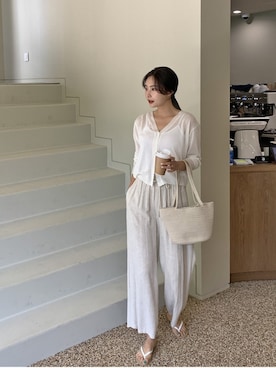 「HOTPING（ホッピン）のアイテム」を使った、HOTPINGさん（レディース・163cm）の夏コーディネート