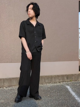 「HARE（ハレ）のアイテム」を使った、湧さん（メンズ・166cm）の夏コーディネート