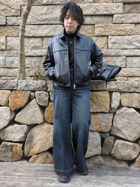 「CIASENSE（シアセンス）のアイテム」を使った、湧さん（メンズ・166cm）の春コーディネート