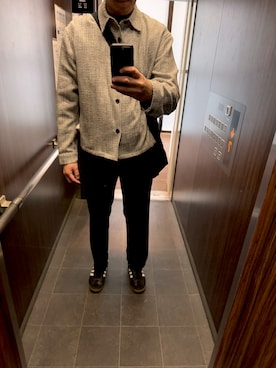 「アイテム（アナログ腕時計）」を使った、MK76さん（メンズ・184cm）の秋コーディネート