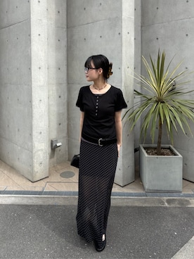 「miette（ミエット）のアイテム」を使った、titivateさん（レディース・161cm）の夏コーディネート