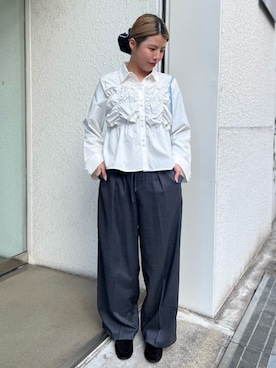 「miette（ミエット）のアイテム」を使った、titivateさん（レディース・165cm）の冬コーディネート