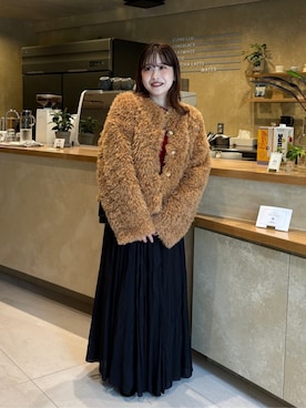 「アイテム（バレエシューズ）」を使った、titivateさん（レディース・162cm）の冬コーディネート