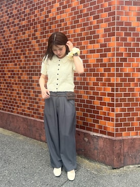 「miette（ミエット）のアイテム」を使った、titivateさん（レディース・165cm）の夏コーディネート