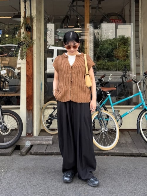 セール】ハンドライクローゲージニットベスト（ニット/セーター