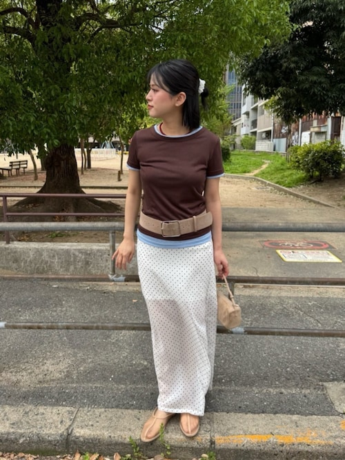 miette（ミエット） tシャツ 半袖 シアー半袖Tシャツセット レディース