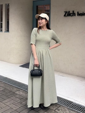 「titivate（ティティベイト）のアイテム（ワンピース/ドレス）」を使った、titivateさん（レディース・162cm）の春コーディネート