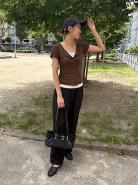 「miette（ミエット）のアイテム」を使った、titivateさん（レディース・166cm）の夏コーディネート
