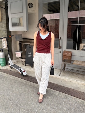「miette（ミエット）のアイテム」を使った、titivateさん（レディース・162cm）の夏コーディネート