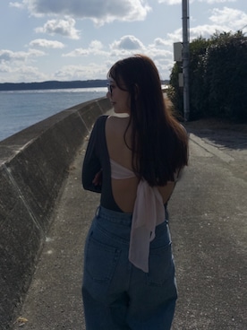 「SEA DRESS（シードレス）のアイテム」を使った、titivateさん（レディース・158cm）の春コーディネート