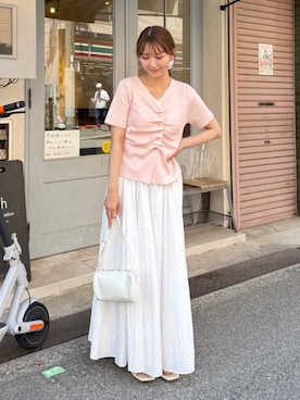 「titivate（ティティベイト）のアイテム」を使った、titivateさん（レディース・158cm）の夏コーディネート
