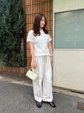 「miette（ミエット）のアイテム」を使った、titivateさん（レディース・158cm）の春コーディネート