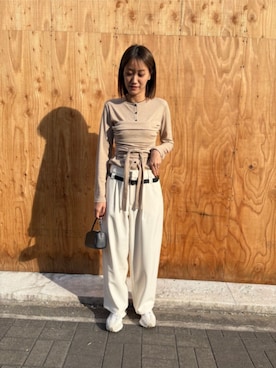 「miette（ミエット）のアイテム」を使った、titivateさん（レディース・166cm）の冬コーディネート