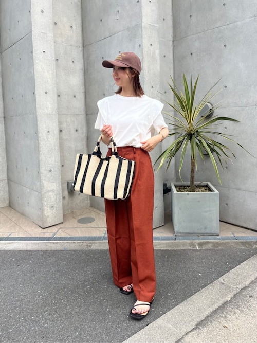 セール】汗染み防止ラッフルスリーブTシャツ（Tシャツ/カットソー