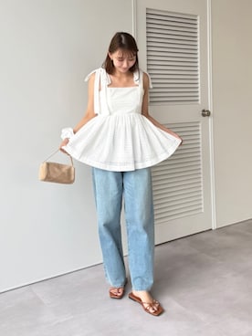 「titivate（ティティベイト）のアイテム」を使った、titivateさん（レディース・158cm）の夏コーディネート