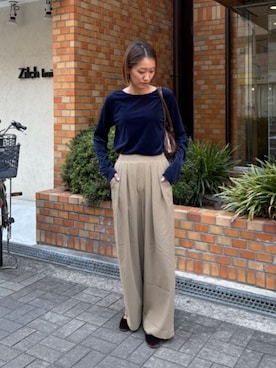 「アイテム（バレエシューズ）」を使った、titivateさん（レディース・166cm）の夏コーディネート