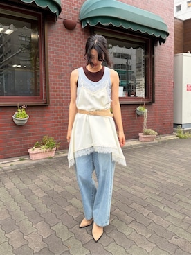 「miette（ミエット）のアイテム」を使った、titivateさん（レディース・162cm）の夏コーディネート