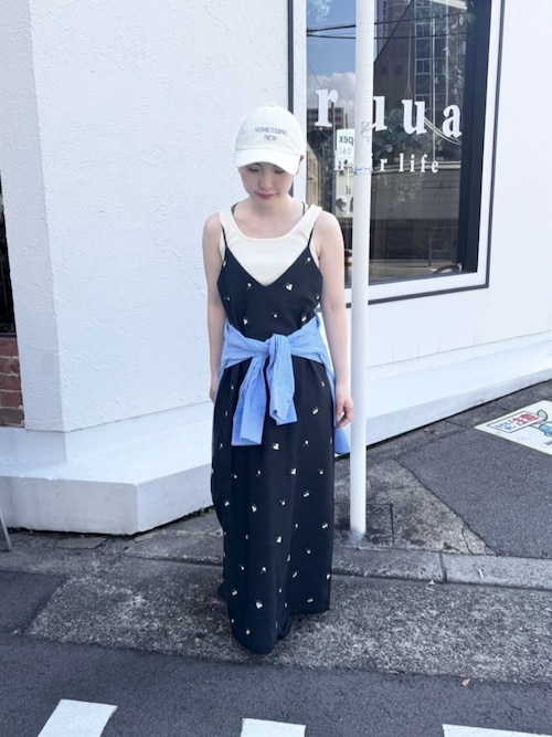 titivate（ティティベイト） ワンピース 前後2wayフラワー刺繍