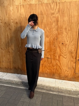 「miette（ミエット）のアイテム」を使った、titivateさん（レディース・162cm）の冬コーディネート