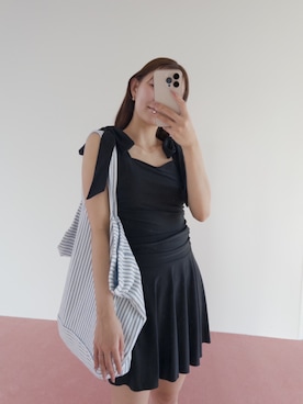 「SEA DRESS（シードレス）のアイテム」を使った、titivateさん（レディース・158cm）の春コーディネート