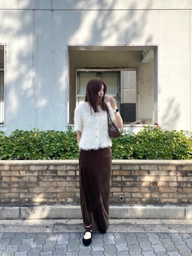 「titivate（ティティベイト）のアイテム（バレエシューズ）」を使った、titivateさん（レディース・167cm）の秋コーディネート