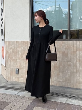 「titivate（ティティベイト）のアイテム（ワンピース/ドレス）」を使った、titivateさん（レディース・158cm）の秋コーディネート