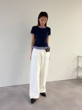 「miette（ミエット）のアイテム」を使った、titivateさん（レディース・166cm）の春コーディネート