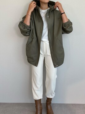 「titivate（ティティベイト）のアイテム（ブルゾン）」を使った、titivateさん（レディース・164cm）の夏コーディネート