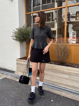 「miette（ミエット）のアイテム」を使った、titivateさん（レディース・166cm）の春コーディネート