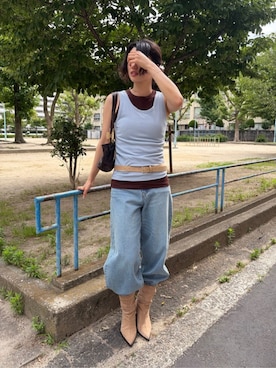 「miette（ミエット）のアイテム」を使った、titivateさん（レディース・162cm）の夏コーディネート