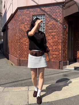 「miette（ミエット）のアイテム」を使った、titivateさん（レディース・162cm）の春コーディネート