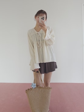 「SEA DRESS（シードレス）のアイテム」を使った、titivateさん（レディース・158cm）の春コーディネート