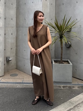 「titivate（ティティベイト）のアイテム（ワンピース/ドレス）」を使った、titivateさん（レディース・158cm）の春コーディネート