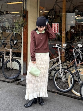 titivateさん（レディース・157cm）の冬コーディネート