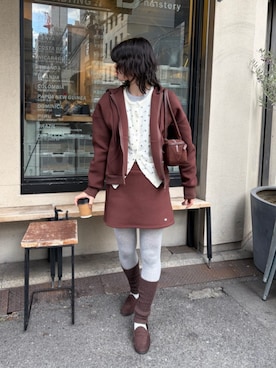 「miette（ミエット）のアイテム」を使った、titivateさん（レディース・162cm）の冬コーディネート