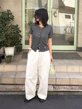 「miette（ミエット）のアイテム」を使った、titivateさん（レディース・162cm）の春コーディネート