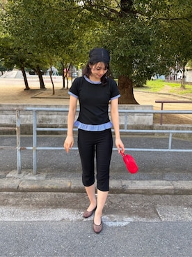 「miette（ミエット）のアイテム」を使った、titivateさん（レディース・162cm）の夏コーディネート