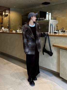 「titivate（ティティベイト）のアイテム（ワンピース/ドレス）」を使った、titivateさん（レディース・158cm）の冬コーディネート