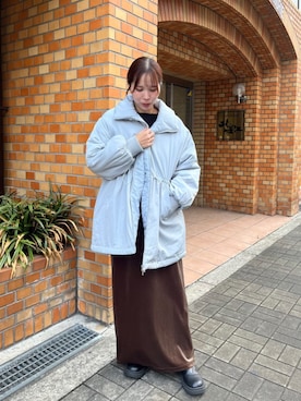 「アイテム（スカート）」を使った、titivateさん（レディース・163cm）の冬コーディネート