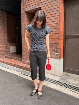 「miette（ミエット）のアイテム」を使った、titivateさん（レディース・162cm）の夏コーディネート