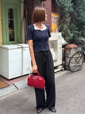 「レイヤード風」｜titivateさん（レディース・166cm）の夏コーディネート