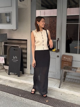 「miette（ミエット）のアイテム」を使った、titivateさん（レディース・166cm）の春コーディネート