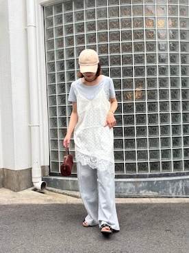 「titivate（ティティベイト）のアイテム」を使った、titivateさん（レディース・163cm）の夏コーディネート