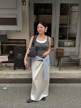 「miette（ミエット）のアイテム」を使った、titivateさん（レディース・150cm）の夏コーディネート