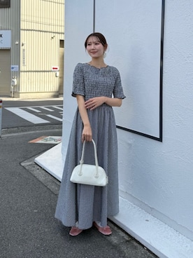 「titivate（ティティベイト）のアイテム（ワンピース/ドレス）」を使った、titivateさん（レディース・158cm）の春コーディネート