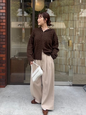 「titivate（ティティベイト）のアイテム」を使った、titivateさん（レディース・162cm）の秋コーディネート