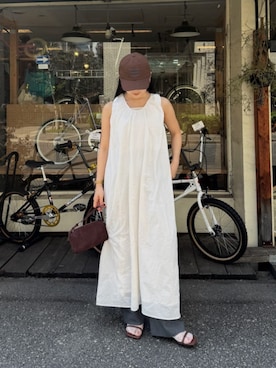 「titivate（ティティベイト）のアイテム（ワンピース/ドレス）」を使った、titivateさん（レディース・157cm）の春コーディネート