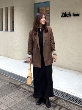 titivateさん（レディース・163cm）の冬コーディネート