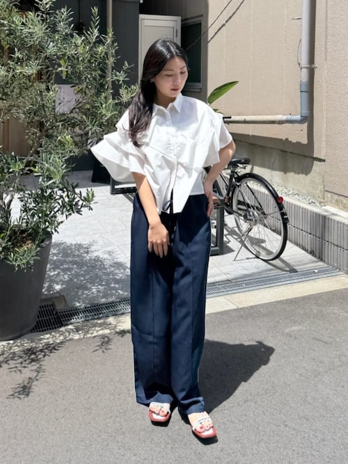 IENA - 極美品◇イエナ購入 Venit リネン フリルブラウス